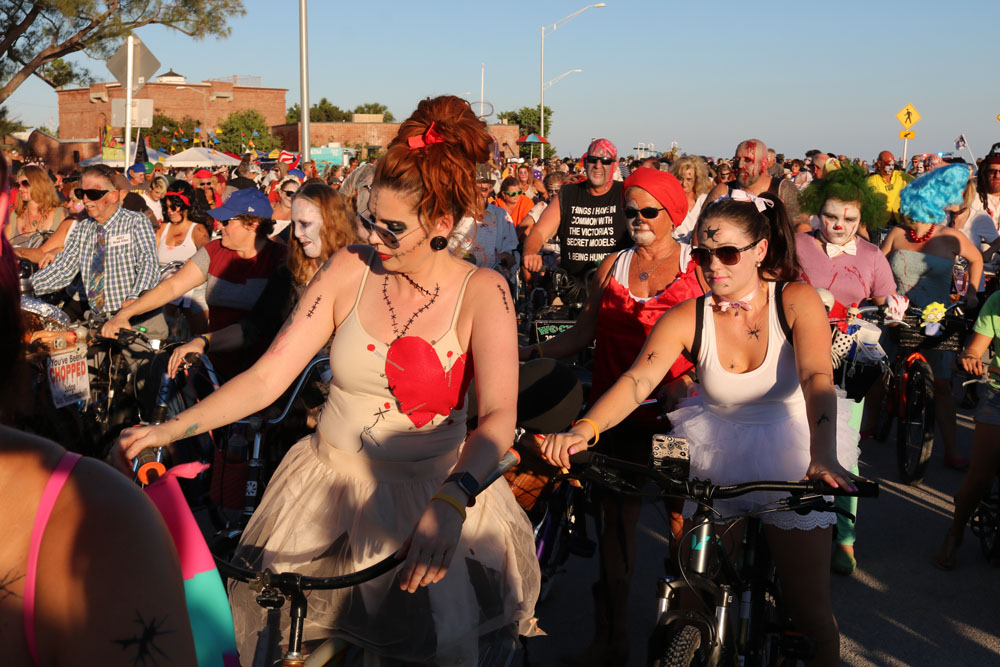 Zombie Bike Ride 2018 photo - Duval Street, Key West